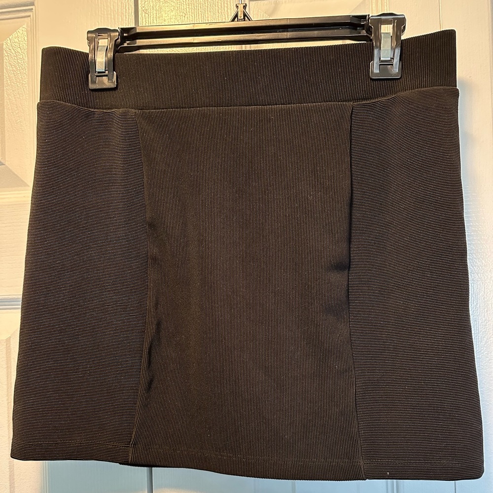 Black Bodycon Miniskirt